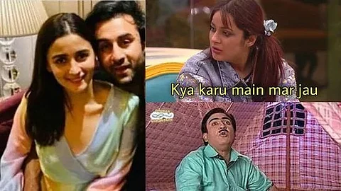 Jethalal and Shehnaaz Gill's memes have gone viral amid Ranbir Kapoor and Alia Bhatt's wedding celebrations.