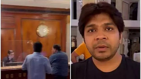 Ankit Tiwari complains about a plush hotel on their services