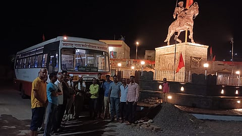 msrtc buses are back on work villagers are happy nashik news