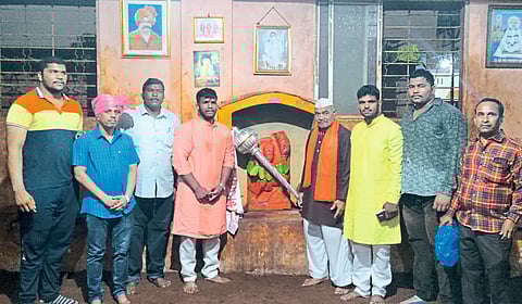 पुष्पवृष्टीत महाराष्ट्र केसरी पृथ्वीराजची मिरवणूक