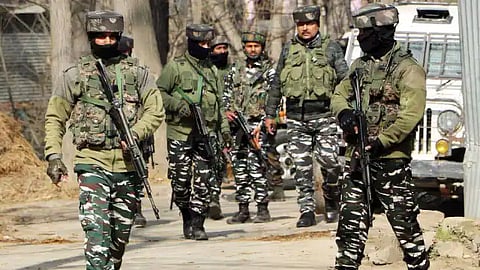 Clashes between security forces and Terrorist in Pulwama