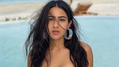 sara ali khan on beach
