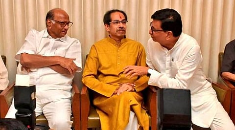 MVA sharad pawar and uddhav thackeray and thorat
