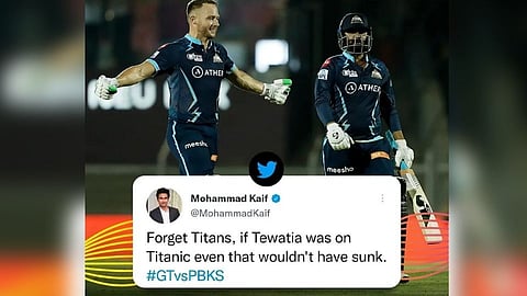 ...तर टायटॅनिक जहाजही बुडाले नसते; कैफचे तेवतियासाठी हटके ट्विट