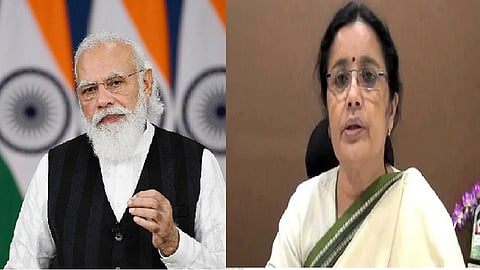 Narendra Modi And Vidya Chavan