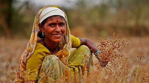 Happy farmer