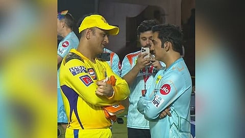 MS Dhoni And Gautam Gambhir