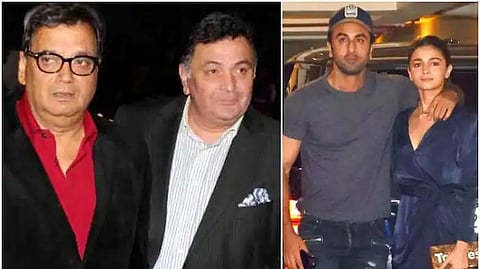 Subhash Ghai, Ranbir Kapoor-Alia Bhatt, Rishi Kapoor.