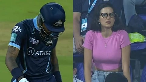 Natasa Stankovic Reaction After Bowl Hit Hardik Pandya