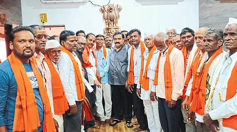 Shiv Senas saffron elected in society election of Nandgaon