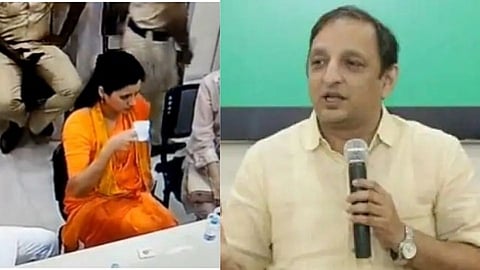 congress sachin sawant on navneet rana allegations and mumbai police commissioner tweet