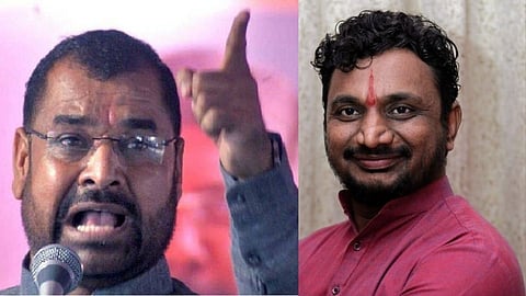 सदाभाऊ खोत व आमदार अमोल मिटकरी