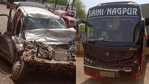 terrible accident on mumbai nagpur highway three people from chalisgaon killed 2 seriously injured