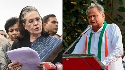 Sonia Gandhi Ashok Gehlot