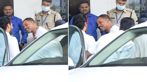 Will Smith clicked at private airport in Mumbai after Oscars controversy
