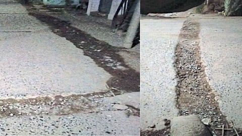 Nagpur Broken road Dug pits Citizen headache