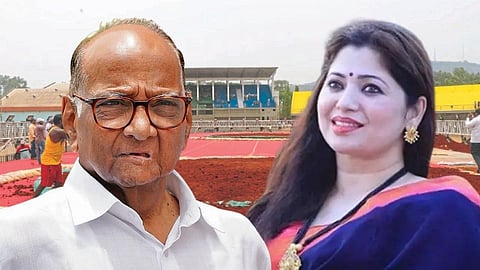Sharad Pawar Deepali Sayyad