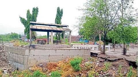 Nanded mukhed incomplete cemetery