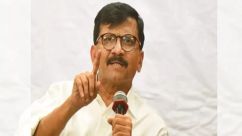 Shivsena sanjay raut on navneet rana ravi rana to recite hanuman chalisa outside matoshri