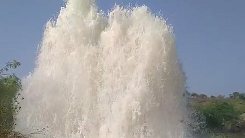 Water pipeline damage