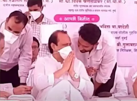 AJit pawar and sujay vikhe patil