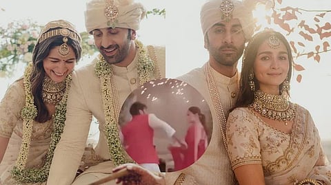 Ranbir and Alia had a post-wedding dance party.