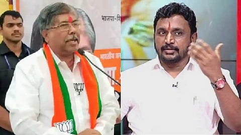 Amol Mitkari and Chandrakant Patil