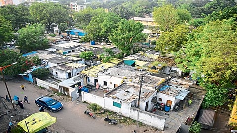 Aurangabad Labor Colony House space clear after Eid