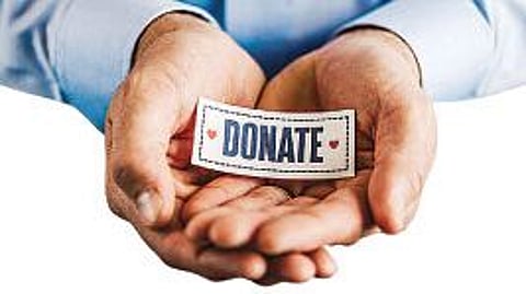 Changes in charitable donations donor given certificate of donation from charity along with receipt