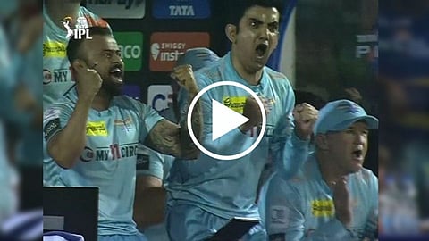 Gautam Gambhir's reaction after LSG's win against CSK goes viral