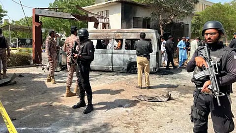 Bomb blast at Karachi University in pakistan
