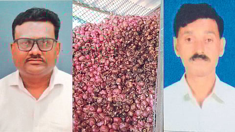 Farmers & rotten onion