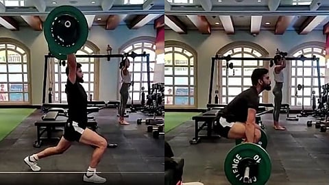 Virat Kohli Gym With Anushka Sharma