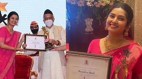 Prajakta Mali Bhagat Singh Koshyari