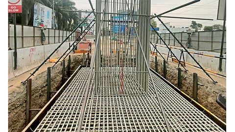 metro station pipe cap