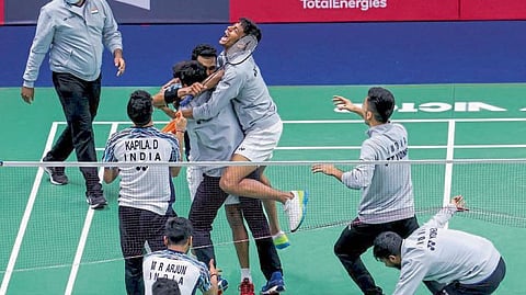Golden history today Thomas Cup badminton Indias match against Malaysia