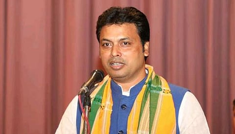 Tripura Chief Minister Biplab Deb resigns