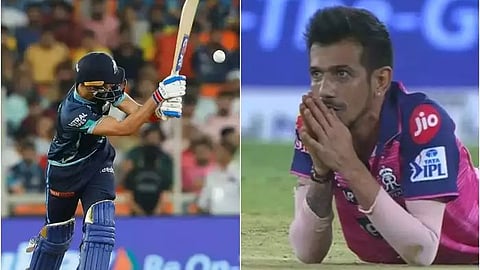 yuzvendra chahal drop catch shubman gill