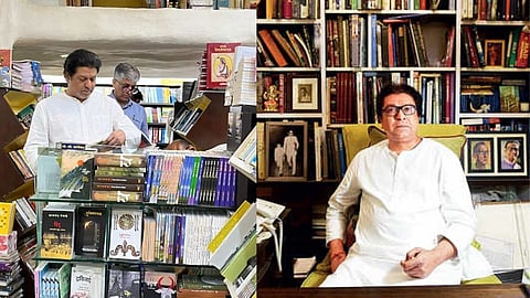 Raj Thackeray With Books