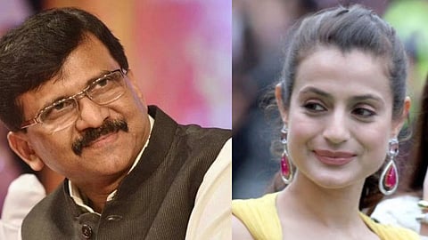 Sanjay Raut Shivsena Leader Bollywood Actress Amisha Patel