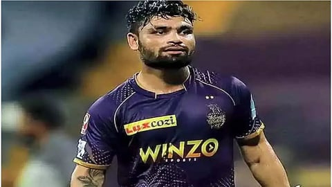 KKR Batsmen Rinku Singh Write On His Hand
