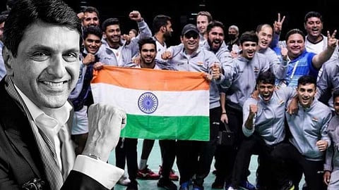 India won Thomas Trophy badminton game
