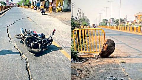Beed National Highway dengerous to travelling