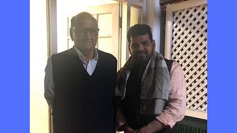 MNS tweeted another photo of Sharad Pawar with Brijbhushan Singh