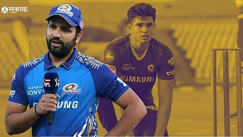 arjun tendulkar debut ipl rohit sharma statement