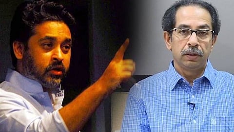 BJP Nilesh Rane slams shivsena over sambhaji raje rajya sabha nomination