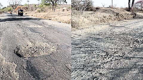 रस्त्यांची दुरावस्था