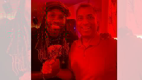 ips deepak pandey chris gayle dance video goes viral check here