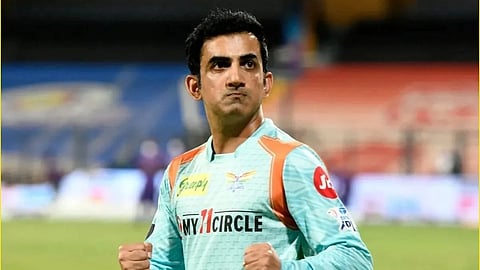 gautam gambhir angry lsg players