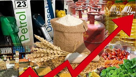 central government inflation it sector hiked price cooking gas cylinders share market currency rate